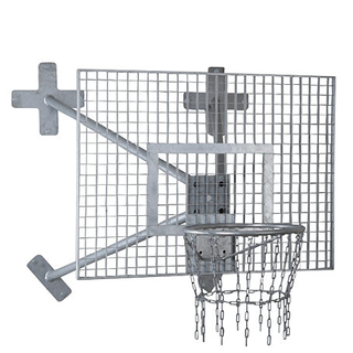 Vegghengt basketkurv Fair Play Komplett | Dunkering | Gitter bakplate