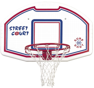 Basketballkurv Sure Shot New York Komplett sett med veggstativ