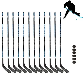 Ishockeyk&#248;ller og pucker | Senior L 12 ishockeyk&#248;ller 150 cm | 6 pucker