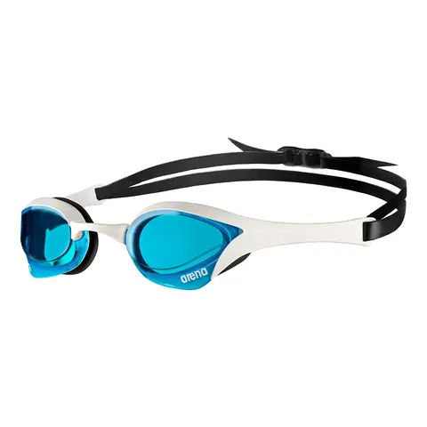 Cobra Ultra Swipe Svømmebrille Arena | Blå linse/hvit | Racing brille
