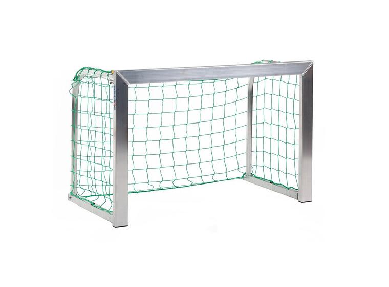 Minimål foldbart 120 x 80 cm Robust alu fotballmål | 10 cm masker 
