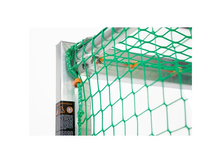 Minimål foldbart 120 x 80 cm Robust alu fotballmål | 10 cm masker 
