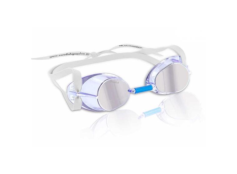Monterbar Svømmebrille Jewel Sapphire (Lyse blå)- Speilglass 