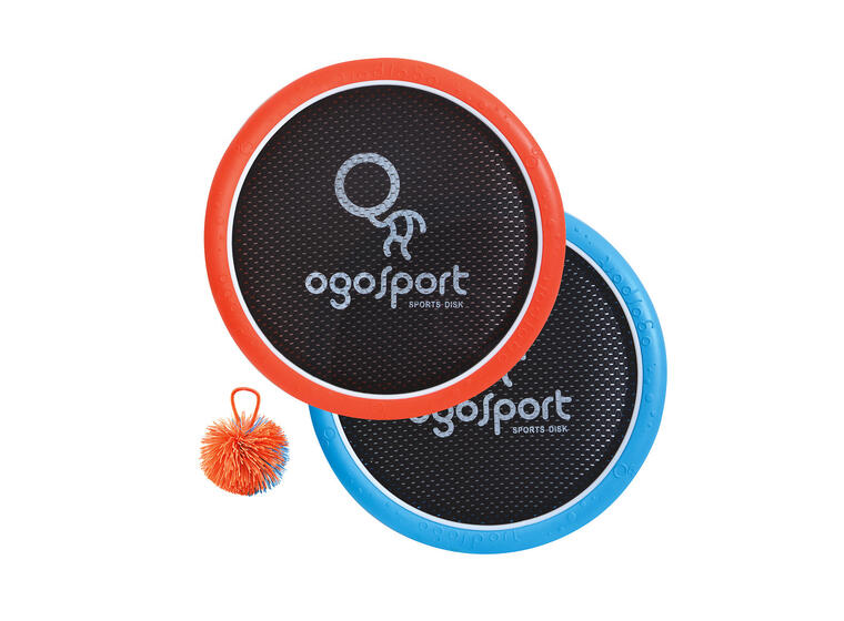 Ogo Sport 38cm | 2 plater og ball 1 sett | Ballspill til fritid og skole 