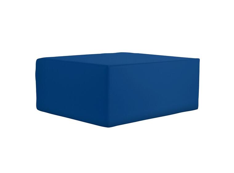 Polyskum rektangulær pute Blå psoaspute 50x40x20 