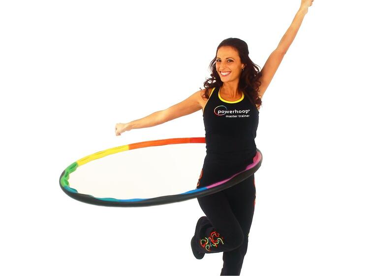 Rokkering med vekt 1,6 kg Powerhoop Deluxe rockering til trening 