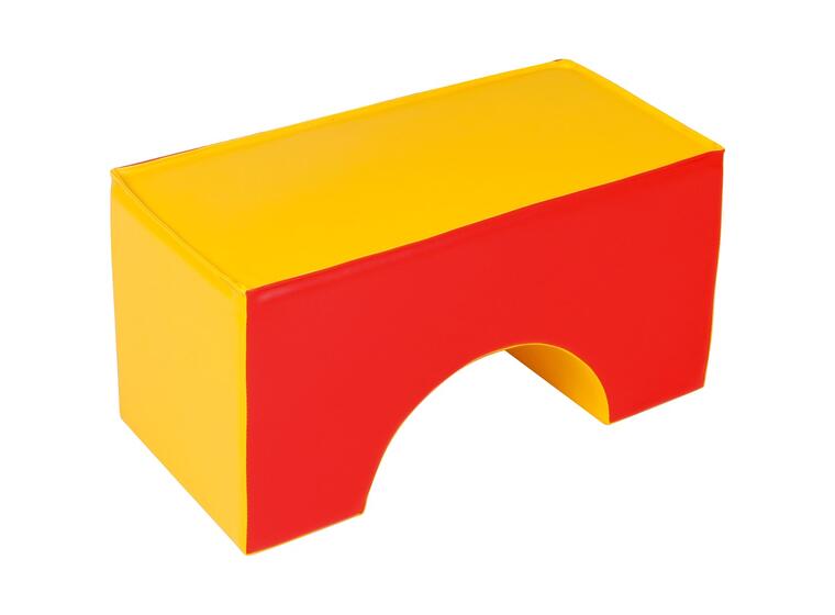 Skummodul | Bro i skum 60x30x30 cm | Rød/Gul 