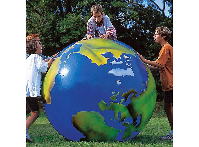 Togu Globusball 200 cm Stor ball som ser ut som jordkloden