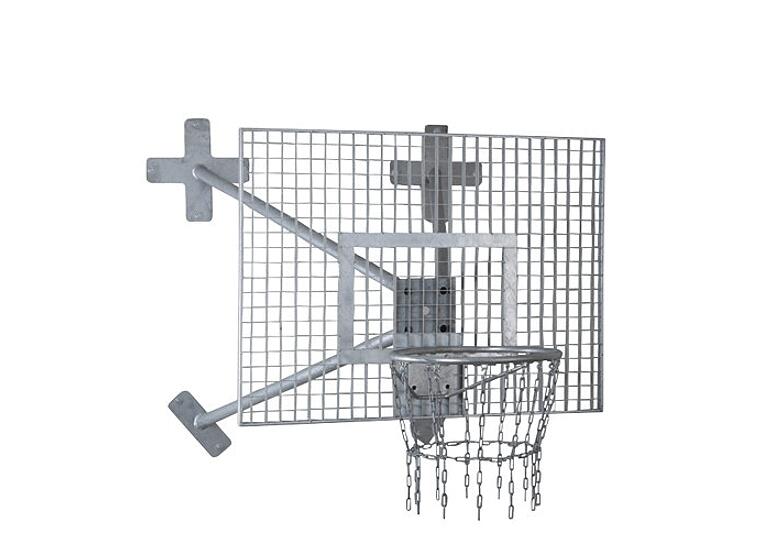 Vegghengt basketkurv Fair Play Komplett | Dunkering | Gitter bakplate 