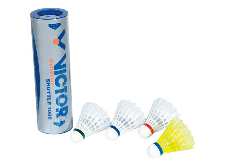 Badmintonball Shuttle 1000 - 6 stk Hvit | Rask hastighet 