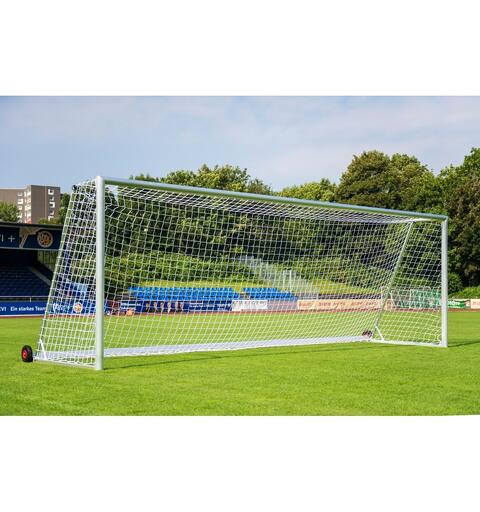 Fotballm&#229;l 7,32x2,44 m Safety 11&#39;er m&#229;l | Med hjul