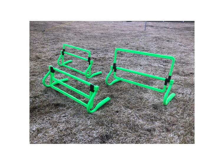 Hekk | Mini treningshekker 6 stk. Justerbar høyde, 15, 23 og 29 cm 