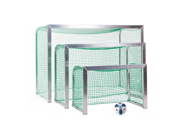 Minimål foldbart 120 x 80 cm Robust alu fotballmål | 4,5 cm masker 