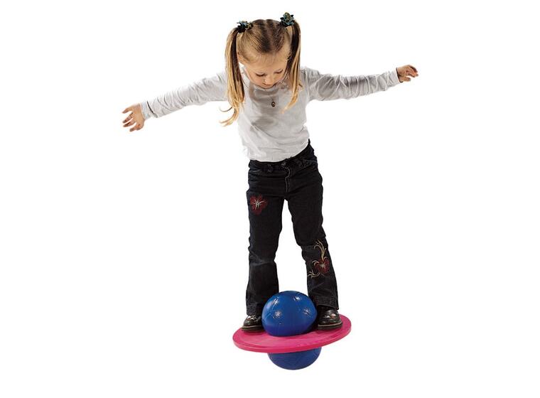 Moonhopper Togu Kids Rosa Balanseleke som kan brukes inne og ute 