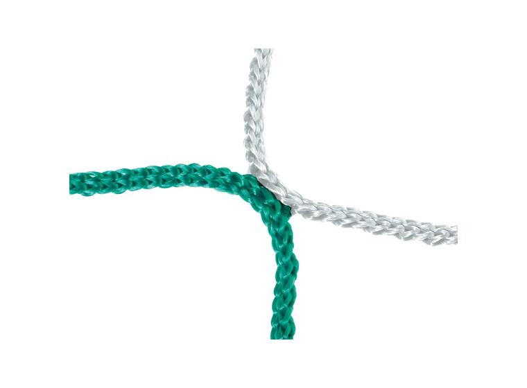 Nett 11'er fotballmål 750x250 cm 1 par| Hvit/Grønn| 200/200 | 4 mm | M120 
