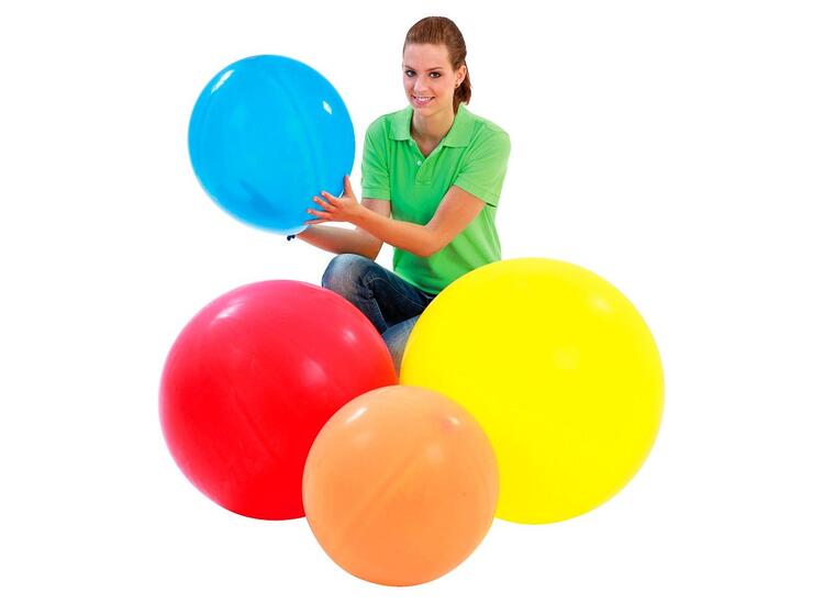 Store ballonger i naturlateks 45 cm Kjempeballonger 20 stk. 