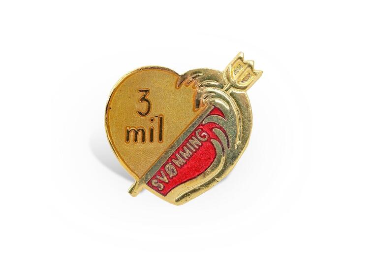 Svømmemerke 3 mils merket 