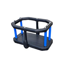 Babyhuske - trygg huske for de minste inkl. plastbelagt kjetting