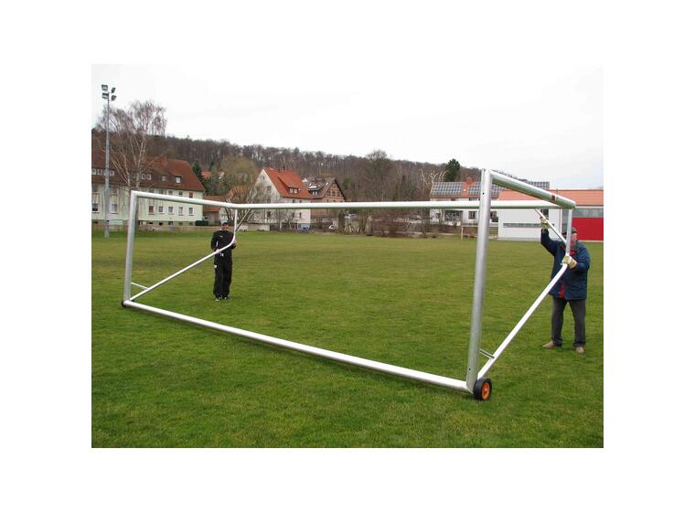 Fotballmål 5x2 m helsveiset 7'er mål | Mål med hjul 