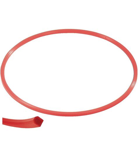 Gymnastikkring Pvc 80 cm | R&#248;d 80 cm flat ring med kant-profil