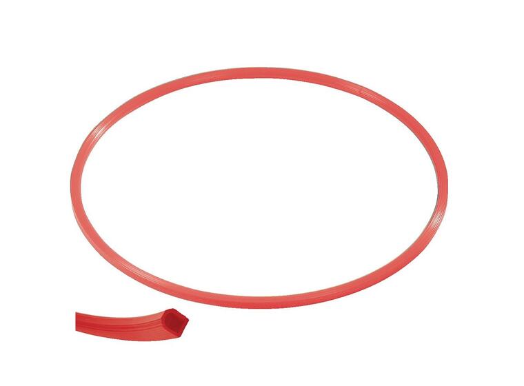 Gymnastikkring Pvc 80 cm | Rød 80 cm flat ring med kant-profil 