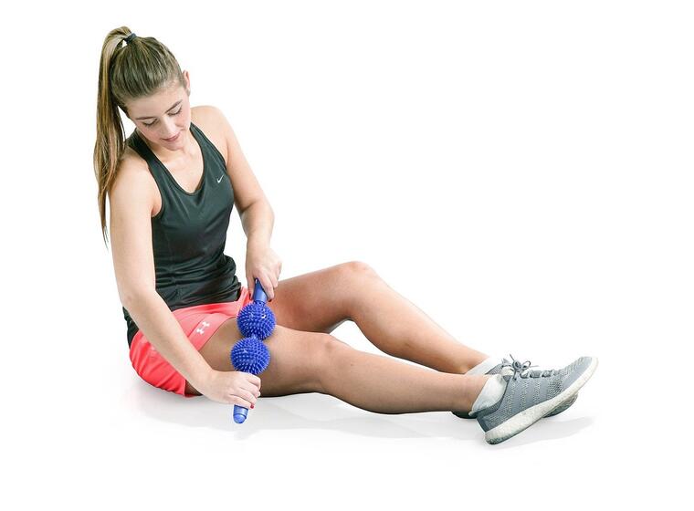 Massasjerulle Duo 43 cm Med 2 piggballer 