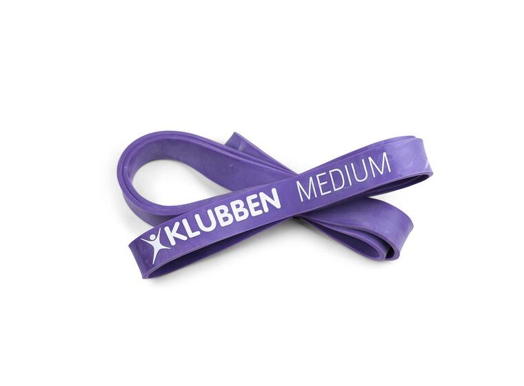 Powerband - lang, rund treningsstrikk 1 stk. | Medium | Lilla 