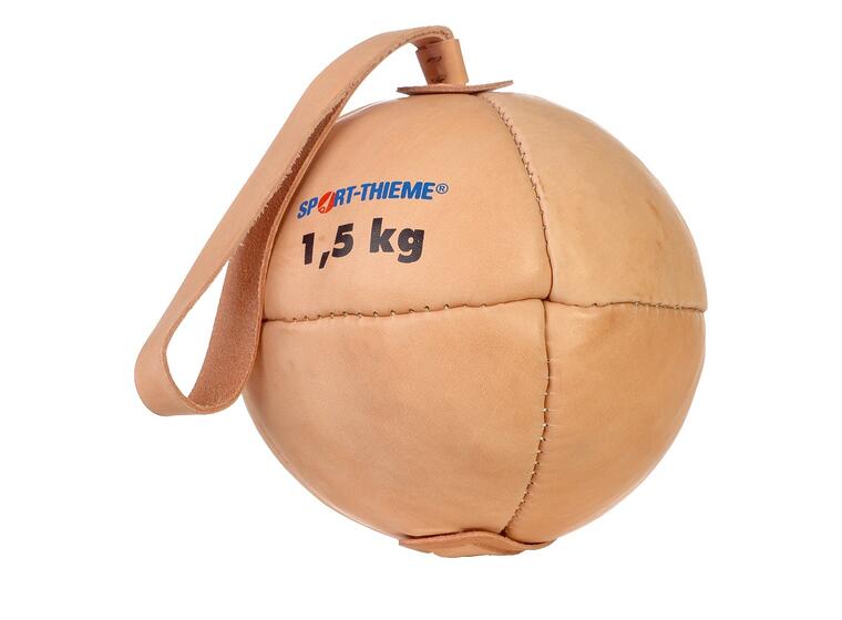 Slengball Sport-Thieme av lær 1500 g | diameter 20 cm 