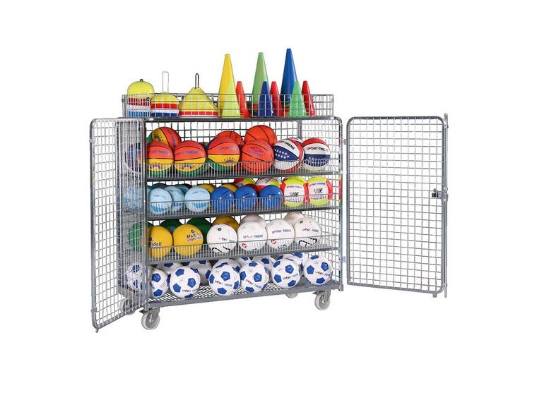 Transportvogn Standard m/topp 150x140 cm Oppbevaring til baller og utstyr 