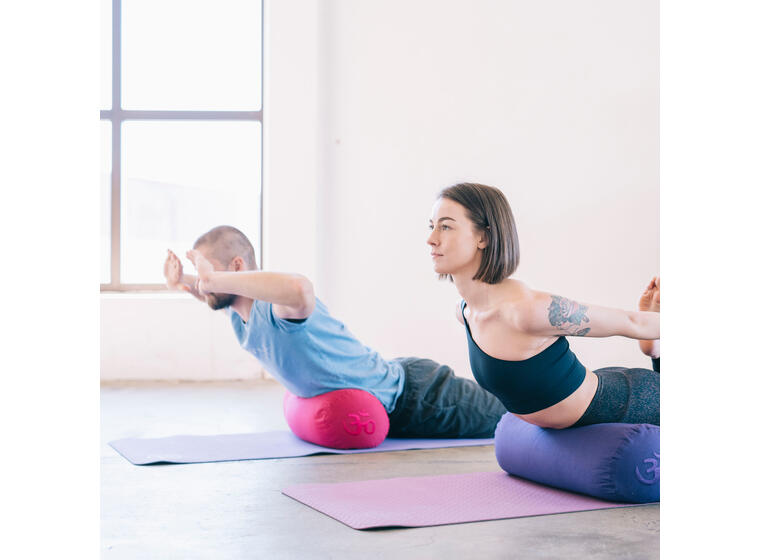 Yoga-Mad Evolution Yogamatte - 12 matter 183 x 61 x 0,4 cm | Blå 