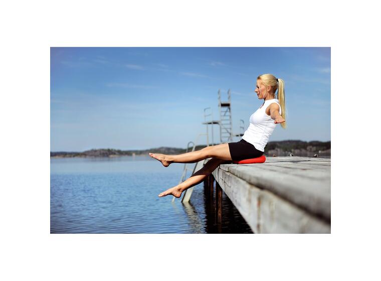 Sissel sittepute Sitfit 33cm Rød 