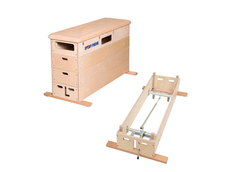 Sprangkasse Multiplex 4 delt Okseskinn | Med hjul | TÜV/GS 