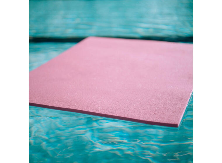 Babyflåte rosa uten hull 100 x 75 x 1,5 cm flåt til svømmehall 