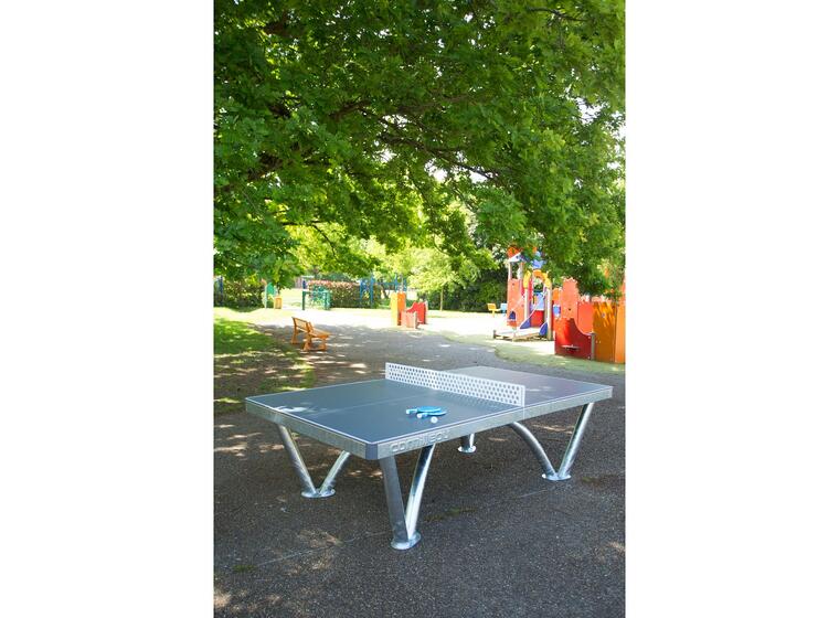 Bordtennisbord Cornilleau Park Utendørs | Grå | Med stålnett 