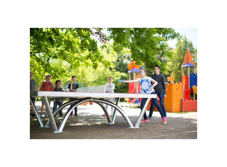 Bordtennisbord Cornilleau Park Utendørs | Grå | Med stålnett 