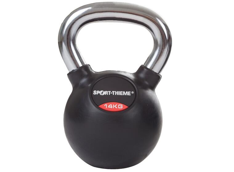 Kettlebell Gummiert Glatt 14 kg 1 stk | 14 kg 