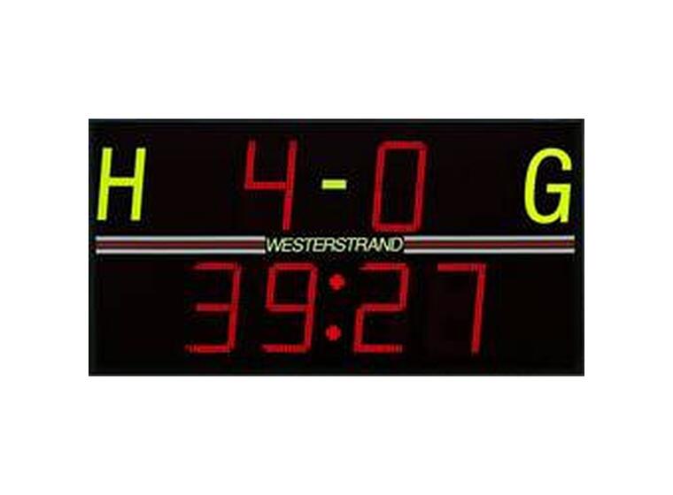Resultattavle Scoreboard Fotball F300B Trådlås m/fjernkontroll | 170x90x11 cm 