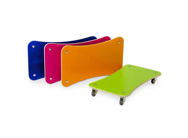 Rullebrett sett ColorLine - 4 stk. 60 x 35 cm | Rullebrett til barneskolen 