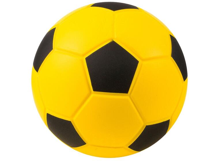 Softball PU-skum 20 cm svart/gul Myk fotball i størrelse 3 