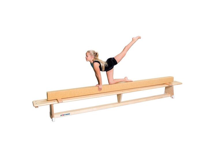 Sport-Thieme lav turnbom i tre 300x10x13,5 cm 