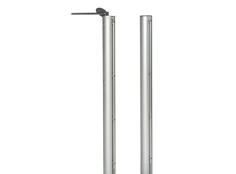 Tennisstolper aluminium ø 83mm Inkludert hylser 