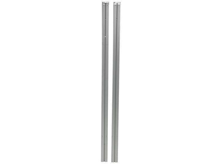 Badmintonstolper med profil 80x80 mm 2 stk | for bakkehylser 