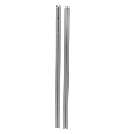 Badmintonstolper med profil 80x80 mm 2 stk | for bakkehylser