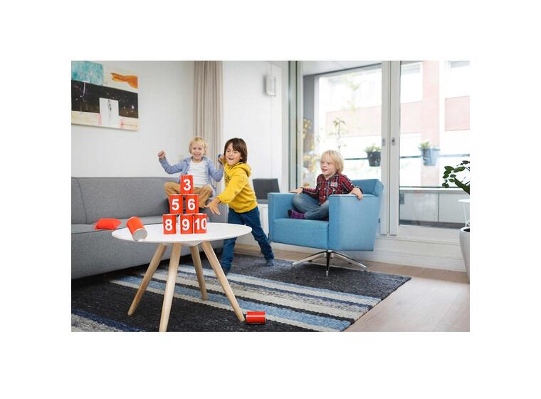 Boksekast sett 10 bokser med nummer og kasteposer 
