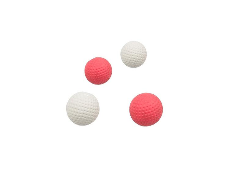MyMinigolf baller (sett 4 stk) 4 minigolfballer i gummi 