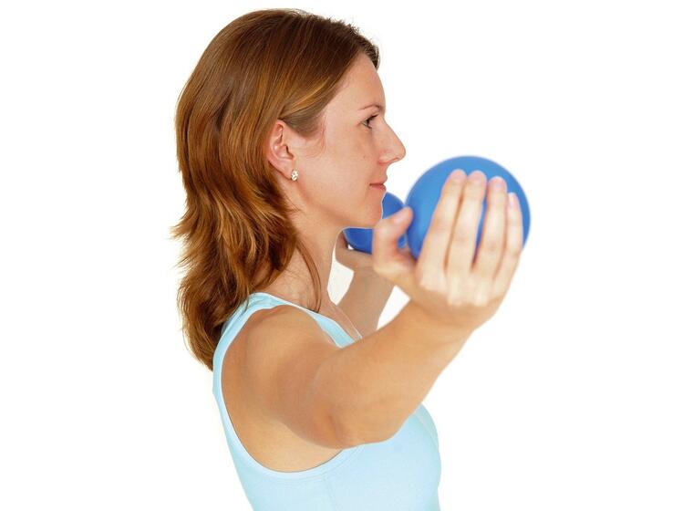 Pilatesball Sissel Toning sett 2 stk pilatesballer | 9 cm 