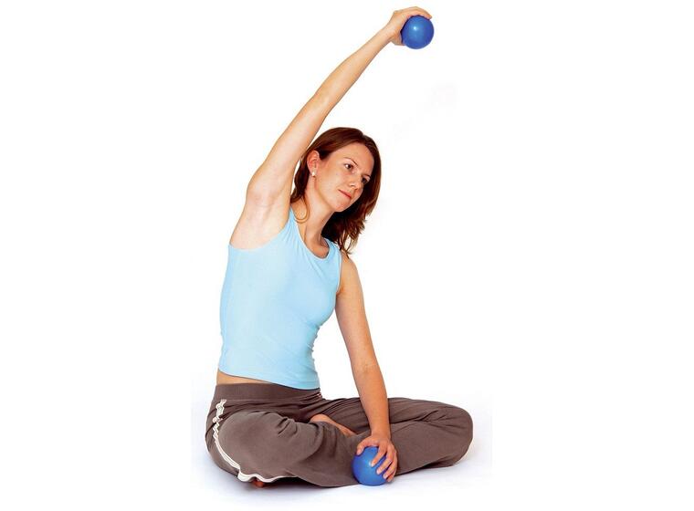 Pilatesball Sissel Toning sett 2 stk pilatesballer | 9 cm 