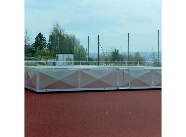 Stavsprangsmatte Oppbevaringshus 400 x 530 x 80 cm 