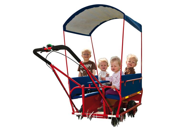 Turvogn uten tak Barnebuss for 6 barn 