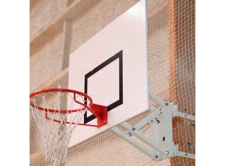 Vegghengt basketstativ med standard kurv Komplett | Høydejustering 